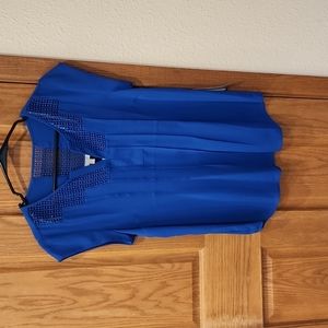 Blue top by Daniel Rainn